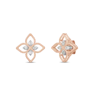 Woven Quatrefoil Diamond Earrings