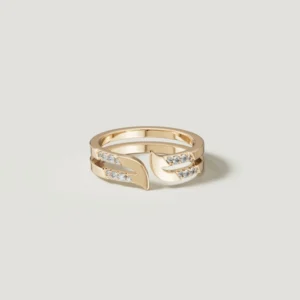 Double Serpent Wrap Ring