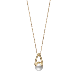 Modern Frame Pearl Pendant